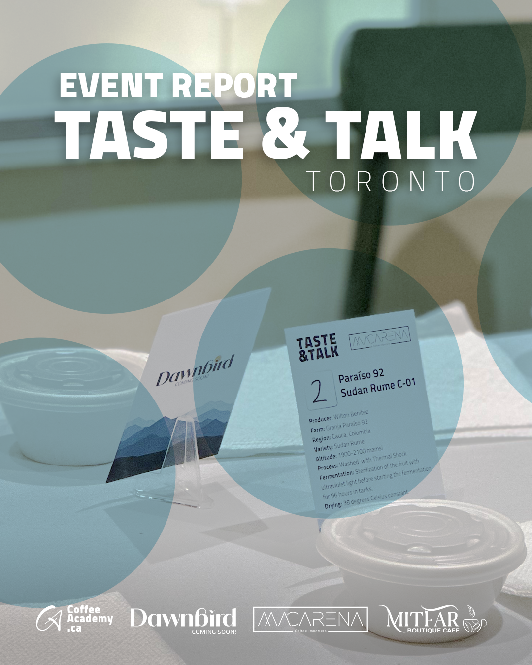 Taste & Talk, Cupping Session